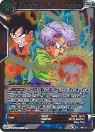 Exalted Trio Trunks [BT7-011_PR] | Devastation Store