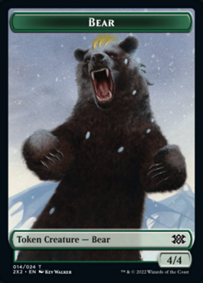 Bear // Eldrazi Scion Double-sided Token [Double Masters 2022 Tokens] | Devastation Store