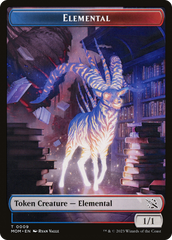 Elemental (09) // Dinosaur Double-Sided Token [March of the Machine Tokens] | Devastation Store