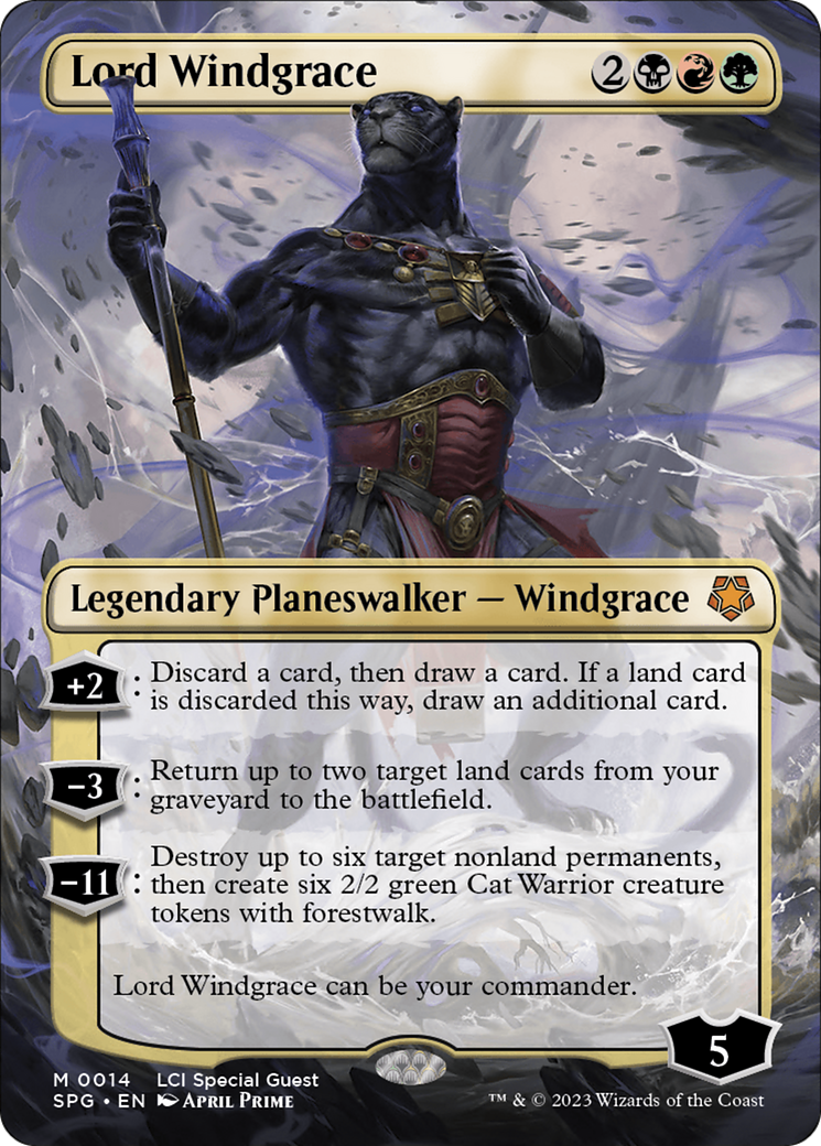 Lord Windgrace (Borderless) [The Lost Caverns of Ixalan Special Guests] | Devastation Store