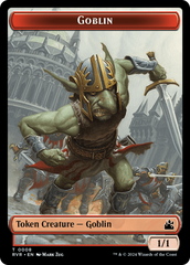 Goblin (0008) // Spirit (0004) Double-Sided Token [Ravnica Remastered Tokens] | Devastation Store