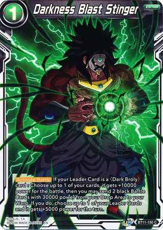 Darkness Blast Stinger [BT11-150] | Devastation Store