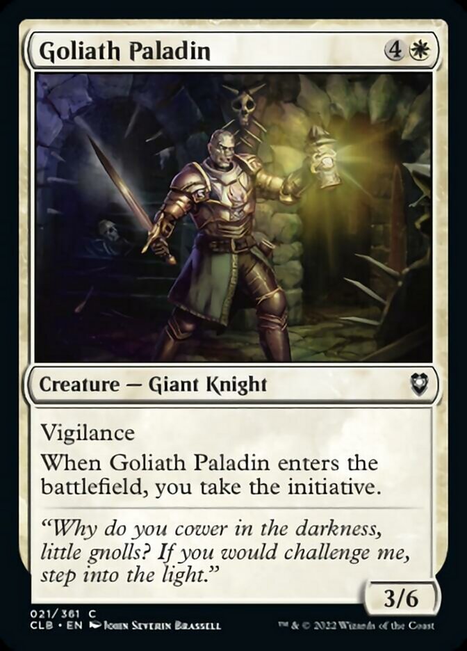 Goliath Paladin [Commander Legends: Battle for Baldur's Gate] | Devastation Store