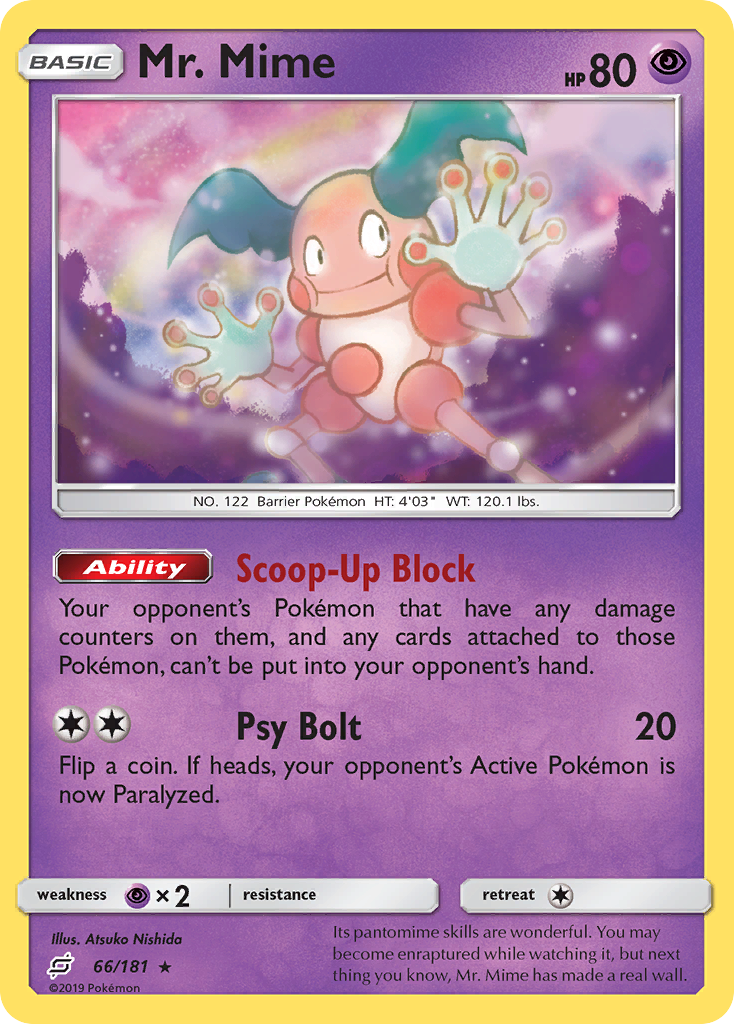 Mr. Mime (66/181) [Sun & Moon: Team Up] | Devastation Store