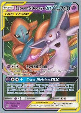 Espeon & Deoxys GX (72/236) (Perfection - Henry Brand) [World Championships 2019] | Devastation Store