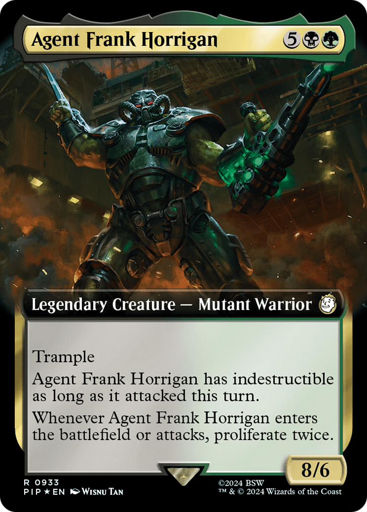 Agent Frank Horrigan (Extended Art) (Surge Foil) [Fallout] | Devastation Store