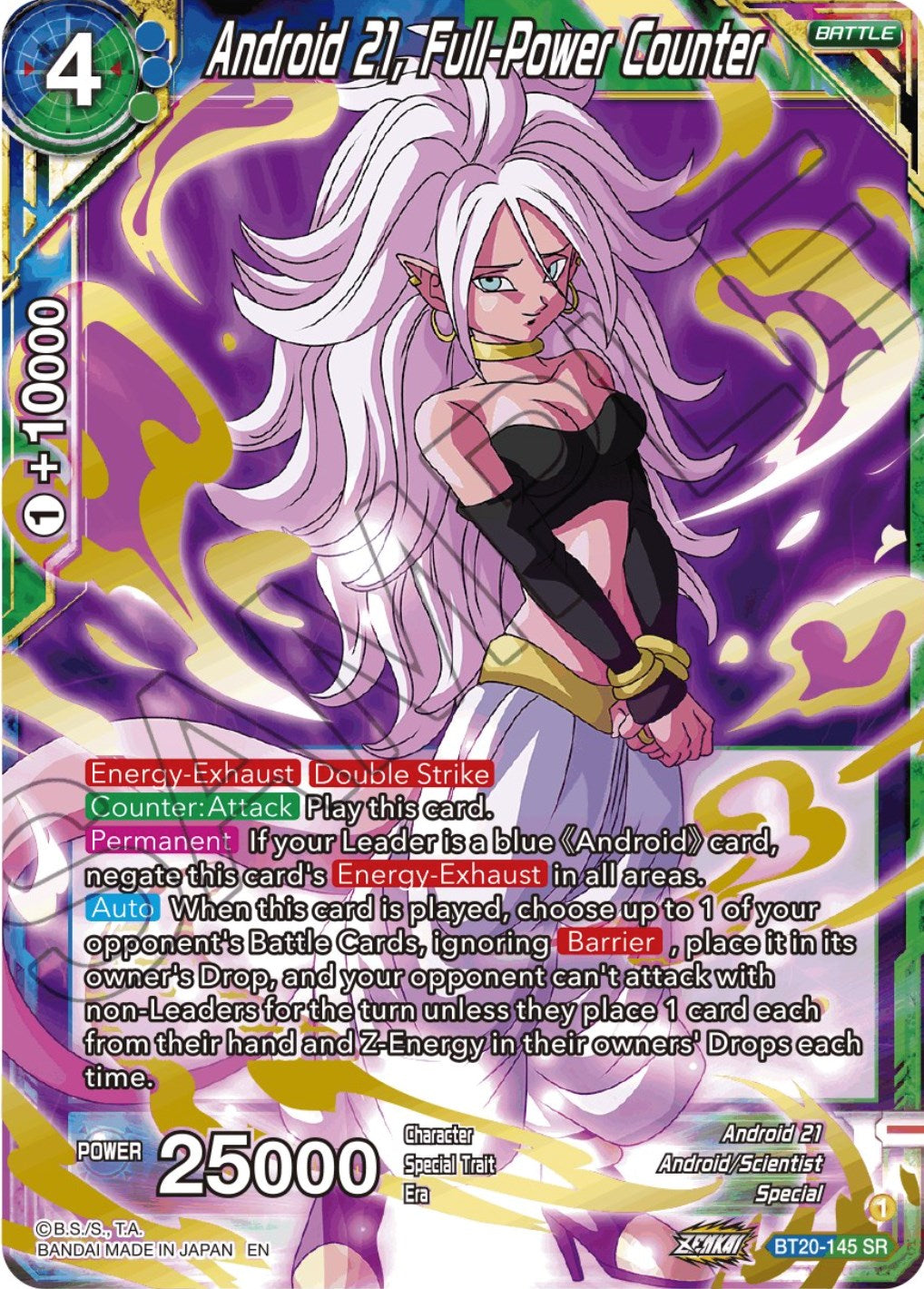 Android 21, Full-Power Counter (BT20-145) [Power Absorbed] | Devastation Store