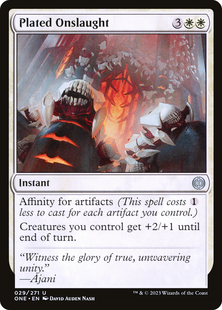Plated Onslaught [Phyrexia: All Will Be One] | Devastation Store
