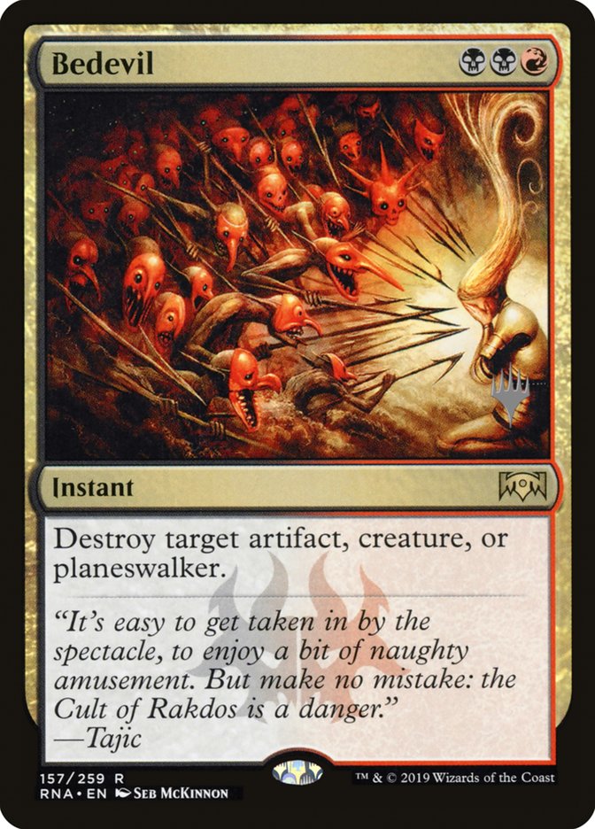 Bedevil (Promo Pack) [Ravnica Allegiance Promos] | Devastation Store