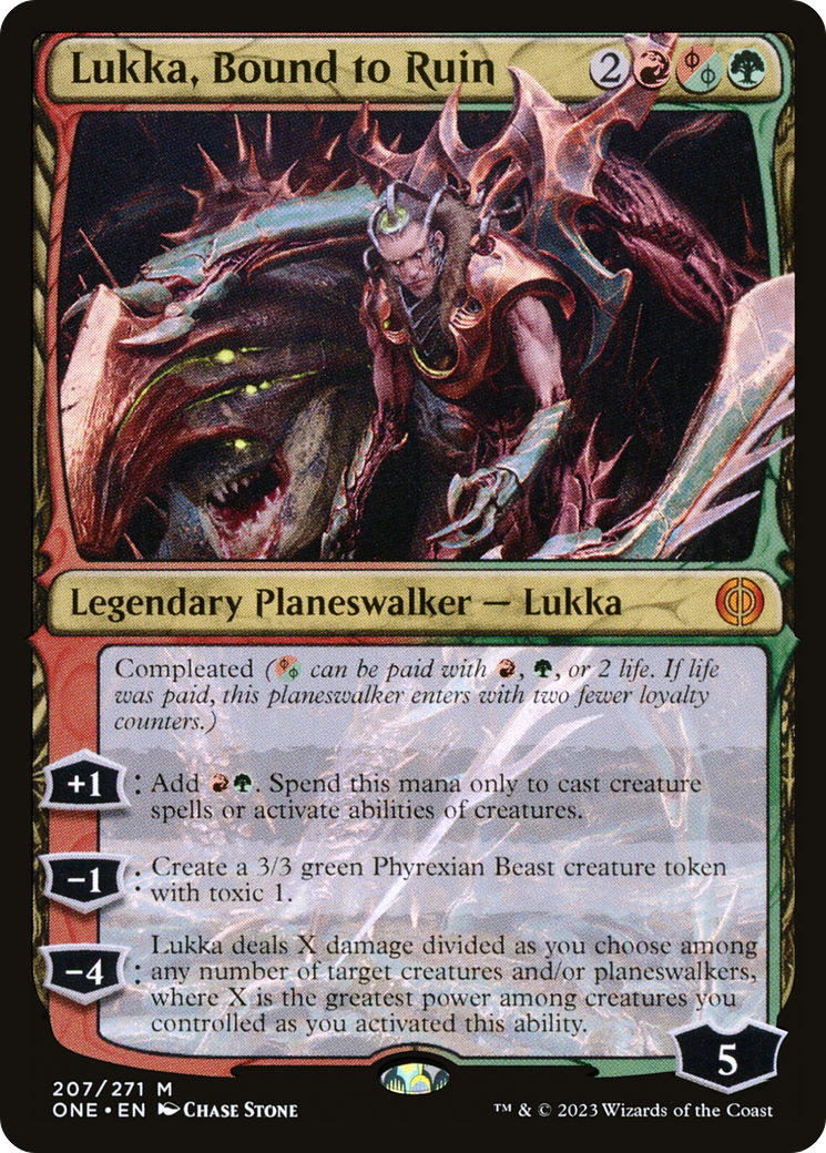 Lukka, Bound to Ruin [Phyrexia: All Will Be One] | Devastation Store
