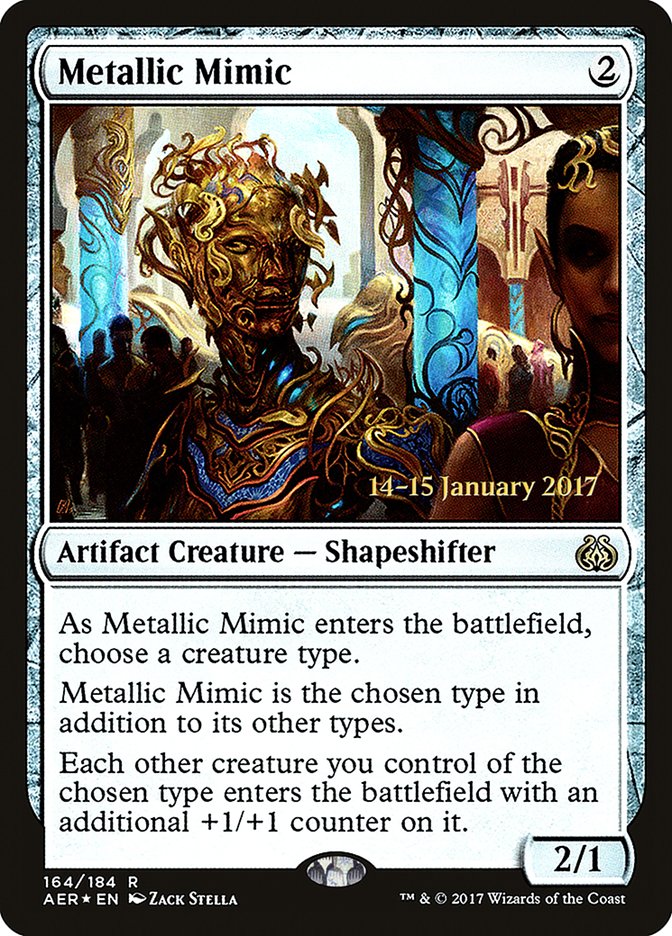 Metallic Mimic  [Aether Revolt Prerelease Promos] | Devastation Store