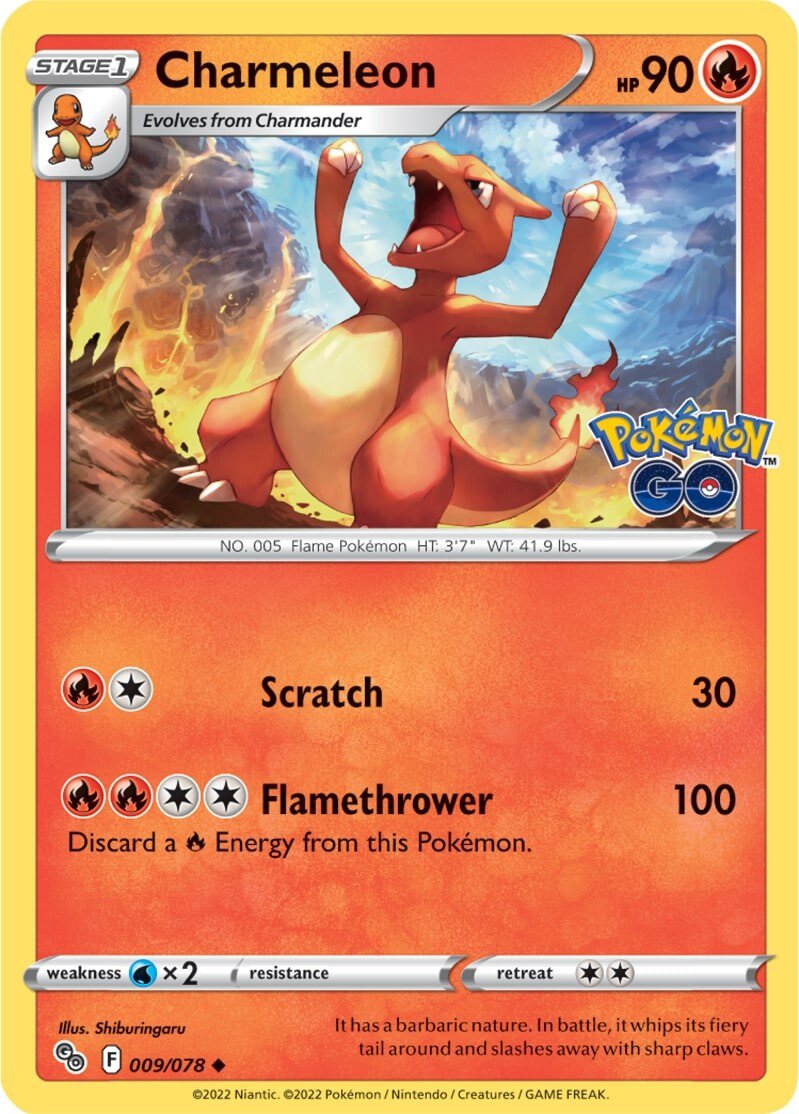 Charmeleon (009/078) [Pokémon GO] | Devastation Store