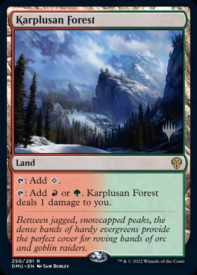 Karplusan Forest (Promo Pack) [Dominaria United Promos] | Devastation Store