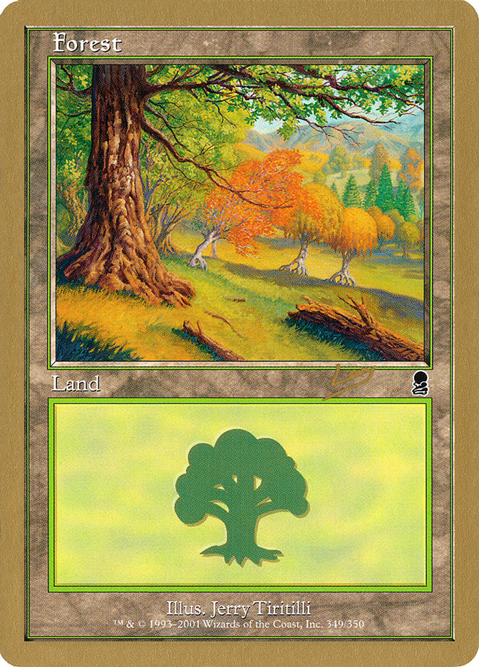 Forest (349) (Raphael Levy) [World Championship Decks 2002] | Devastation Store