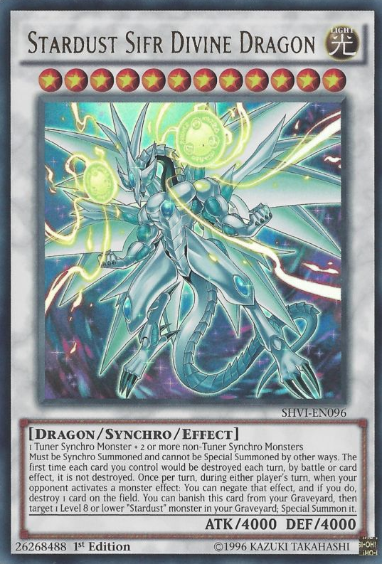 Stardust Sifr Divine Dragon [SHVI-EN096] Ultra Rare | Devastation Store