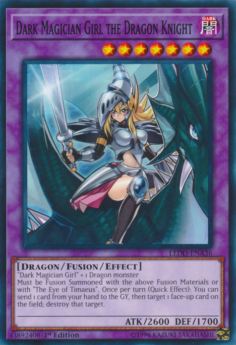 Dark Magician Girl the Dragon Knight [LEDD-ENA36] Common | Devastation Store
