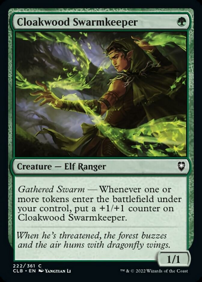 Cloakwood Swarmkeeper [Commander Legends: Battle for Baldur's Gate] | Devastation Store