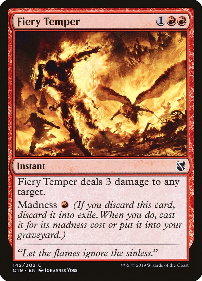 Fiery Temper [Commander 2019] | Devastation Store