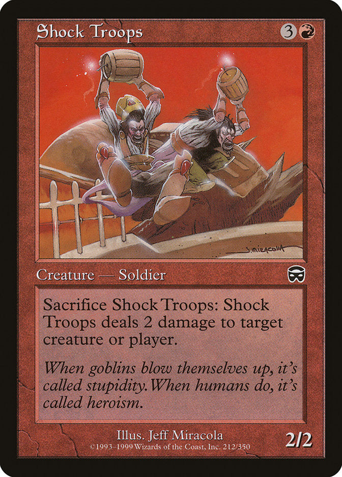 Shock Troops [Mercadian Masques] | Devastation Store