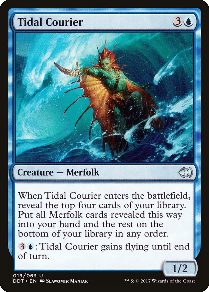Tidal Courier [Duel Decks: Merfolk vs. Goblins] - Devastation Store | Devastation Store