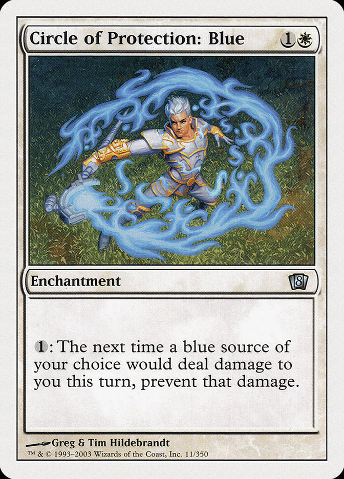 Circle of Protection: Blue [Eighth Edition] - Devastation Store | Devastation Store