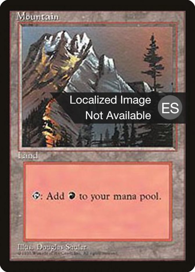 Mountain (A) [Fourth Edition (Foreign Black Border)] | Devastation Store