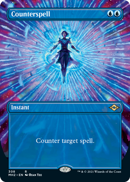 Counterspell (Borderless Alternate Art) [Modern Horizons 2] | Devastation Store