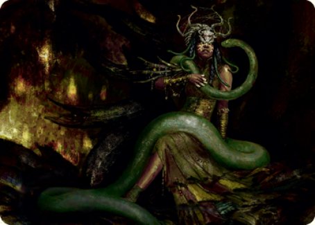 Saryth, the Viper's Fang Art Card [Innistrad: Midnight Hunt Art Series] | Devastation Store