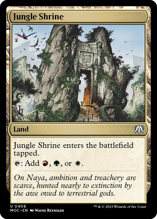 Jungle Shrine [March of the Machine Commander] | Devastation Store