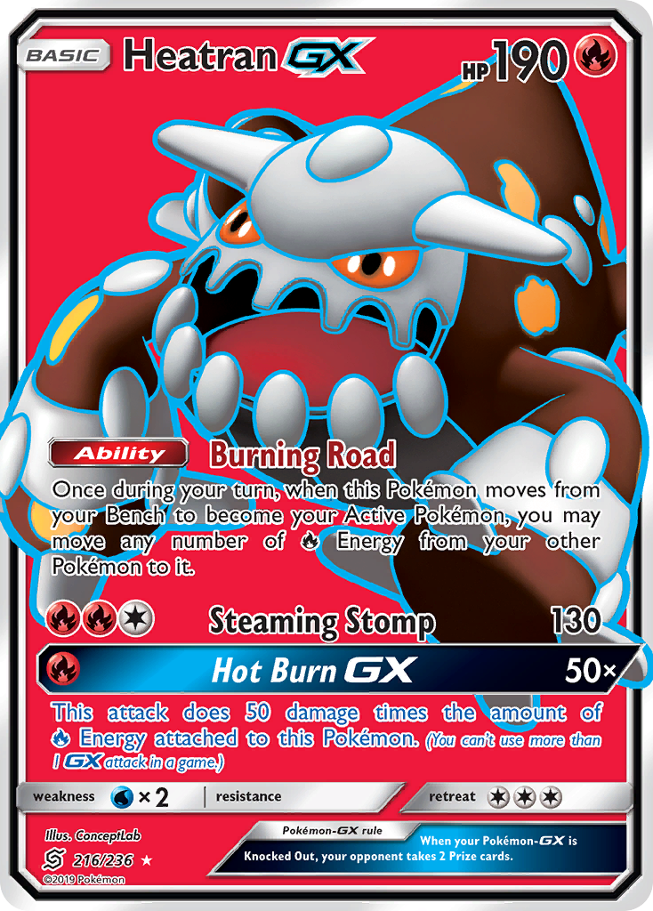 Heatran GX (216/236) [Sun & Moon: Unified Minds] | Devastation Store