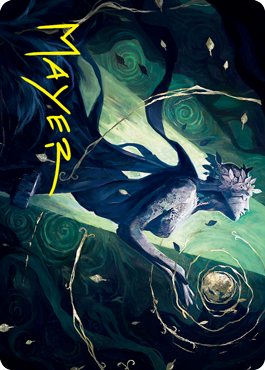 Nature's Embrace Art Card (Gold-Stamped Signature) [Innistrad: Crimson Vow Art Series] | Devastation Store