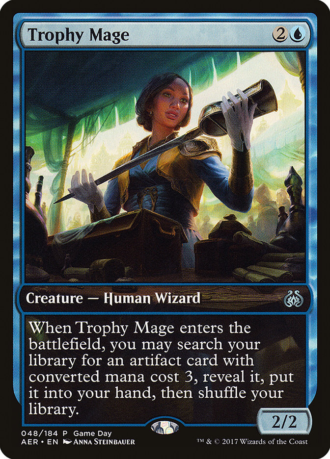 Trophy Mage (Game Day) [Aether Revolt Promos] - Devastation Store | Devastation Store