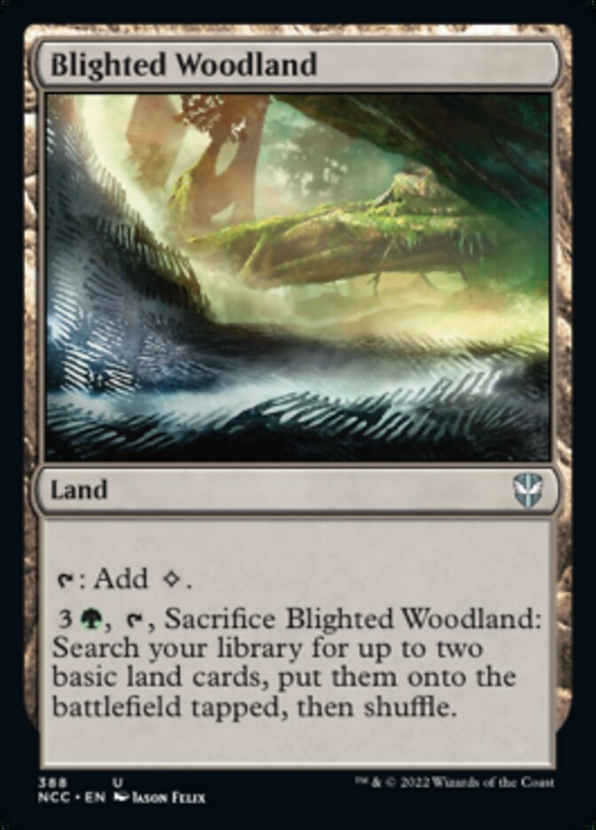 Blighted Woodland [Streets of New Capenna Commander] | Devastation Store