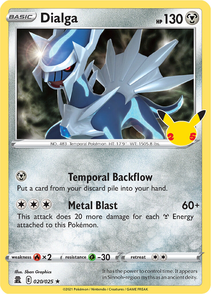 Dialga (020/025) [Celebrations: 25th Anniversary] | Devastation Store