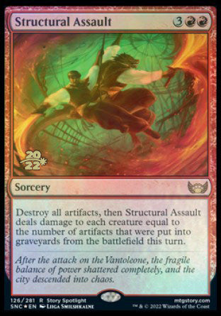 Structural Assault [Streets of New Capenna Prerelease Promos] | Devastation Store