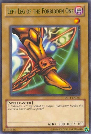 Left Leg of the Forbidden One (Green) [DL11-EN003] Rare | Devastation Store