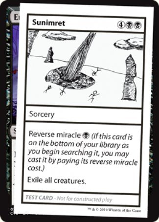 Sunimret (2021 Edition) [Mystery Booster Playtest Cards] | Devastation Store