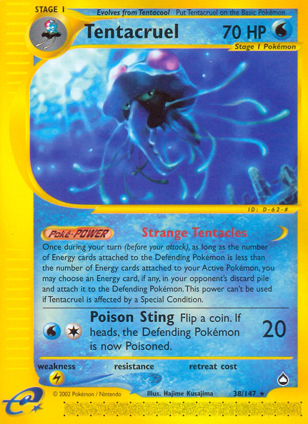 Tentacruel (38/147) [Aquapolis] | Devastation Store