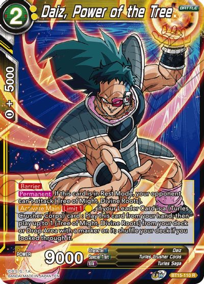 Daiz, Power of the Tree [BT15-110] | Devastation Store