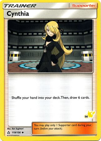 Cynthia (119/156) (Pikachu Stamp #50) [Battle Academy 2020] | Devastation Store