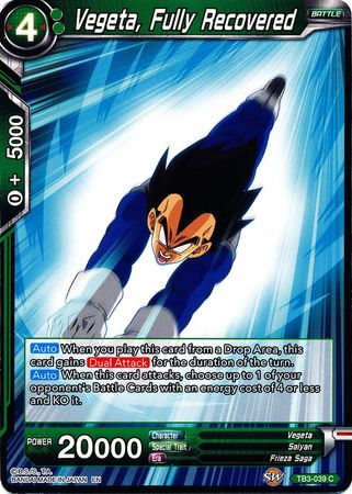 Vegeta, Fully Recovered [TB3-039] | Devastation Store