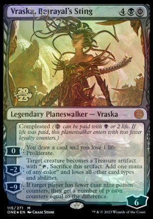 Vraska, Betrayal's Sting [Phyrexia: All Will Be One Prerelease Promos] | Devastation Store