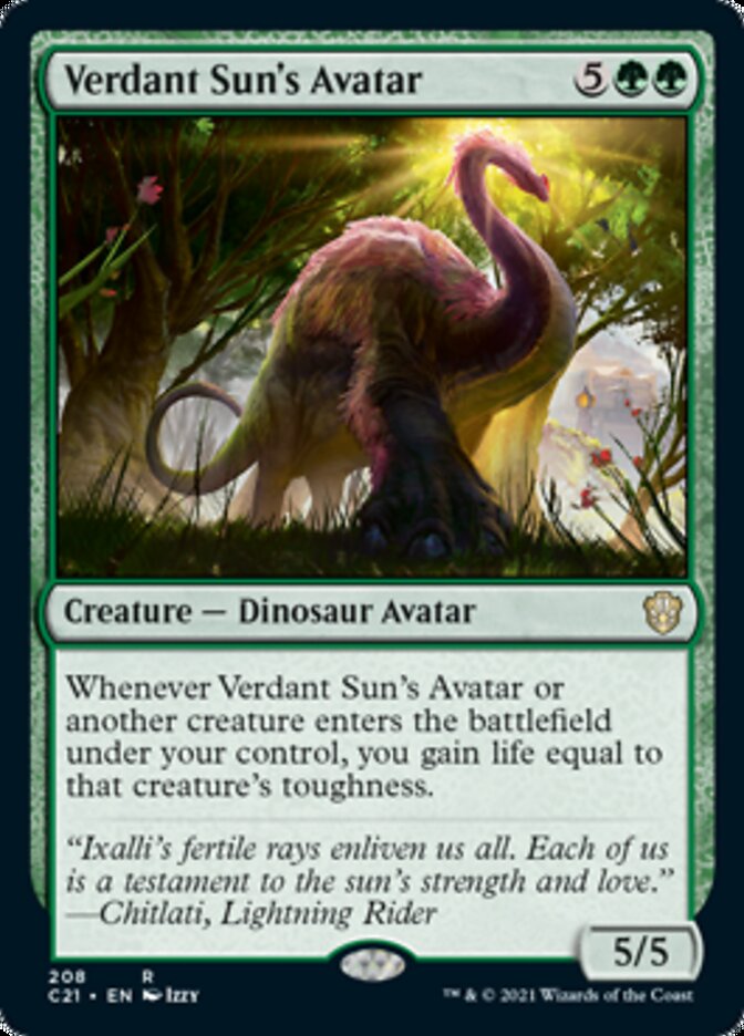 Verdant Sun's Avatar [Commander 2021] | Devastation Store