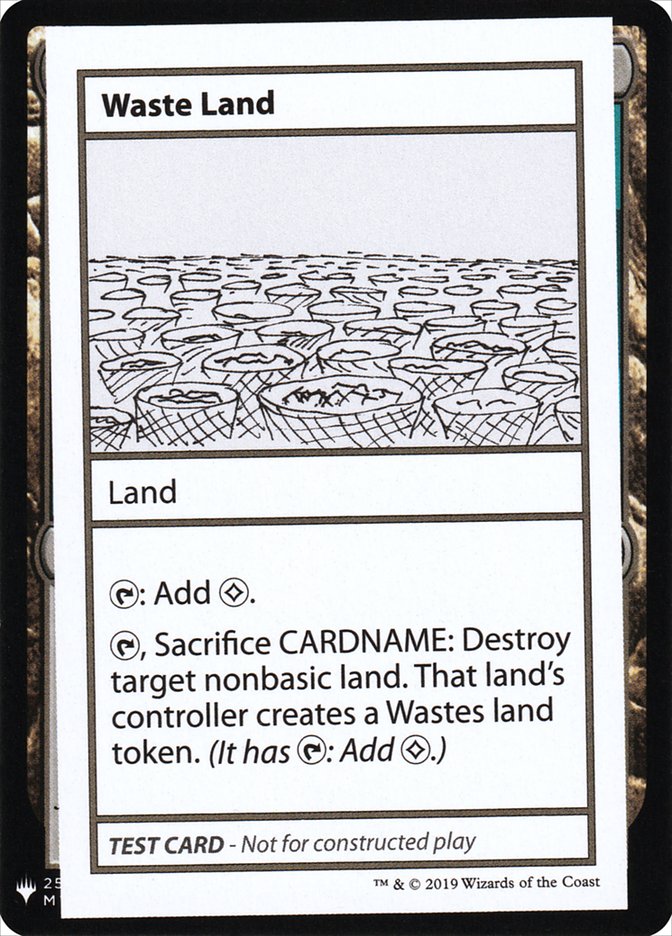 Waste Land [Mystery Booster Playtest Cards] | Devastation Store