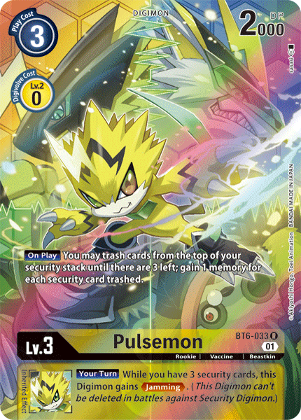 Pulsemon [BT6-033] (Alternate Art) [Double Diamond] | Devastation Store