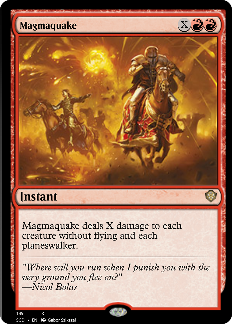 Magmaquake [Starter Commander Decks] | Devastation Store