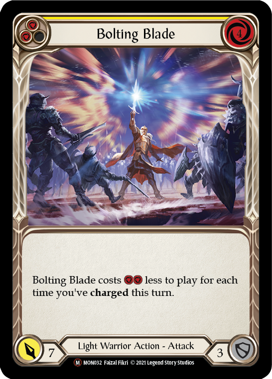 Bolting Blade (Rainbow Foil) [U-MON032-RF] Unlimited Edition Rainbow Foil | Devastation Store