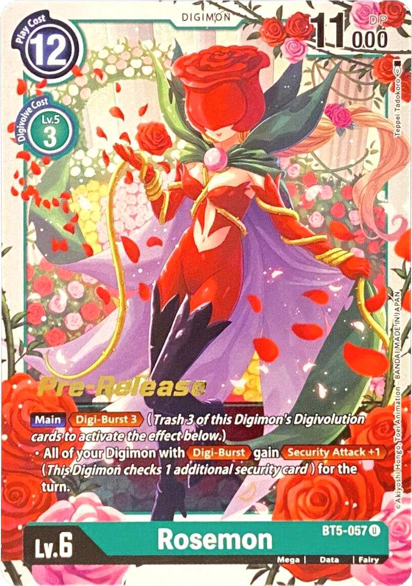 Rosemon [BT5-057] [Battle of Omni Pre-Release Promos] | Devastation Store
