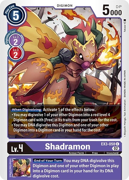 Shadramon [EX3-058] [Revision Pack Cards] | Devastation Store