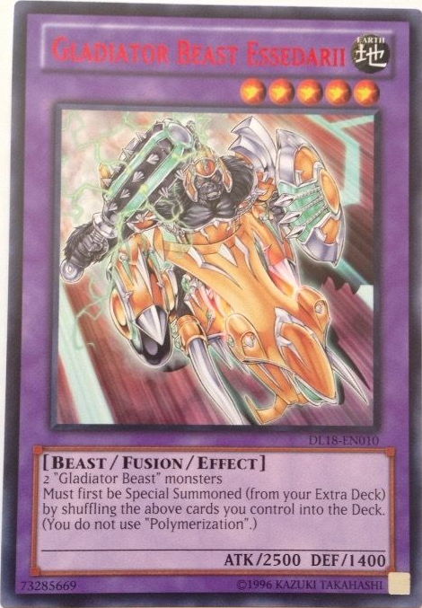 Gladiator Beast Essedarii (Red) [DL18-EN010] Rare | Devastation Store